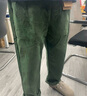 The North Face北面休闲裤男户外舒适灯芯绒长裤81SG 绿色/I0P 34 实拍图