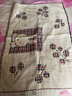 金号 纯棉枕巾一对2条装 全棉纱布加大加厚卡通情侣儿童家用枕头巾 格子兔/绿色（2条装） 52*76cm 实拍图