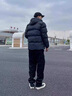 啄木鸟棉衣男冬季新款棉服男士加厚棉袄子连帽中青年防寒保暖外套 黑色 XL 实拍图