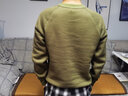 SANFO PLUS三夫户外抓绒衣轻锋毛织圆领毛衣轻便保暖男秋冬户外运动卫衣 游骑兵绿 S 实拍图