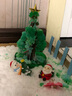 阿宝丽 浇水开花神奇魔法圣诞树纸树开花会长雪花的小礼物浇水生长结晶 实拍图