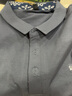 皮尔卡丹短袖T恤男棉夏季翻领polo体恤衫上衣服男士短袖男装t恤打底衫 160深灰 3XL （155-170斤） 实拍图