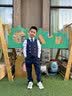 衣诺坊儿童西服马甲套装英伦演出主持人礼服 藏青：马甲套装 120CM 实拍图