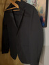 七匹狼西服男秋冬新品商务休闲纯色经典百搭职场单西小西装男士外套男装 黑色（4870款 ） 46A/170/88A/L 实拍图