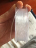 太因美 手串绳弹力线进口水晶透明文玩绳子穿珠子弹性金刚玛瑙佛珠玉线 1.0mm白色水晶线 实拍图