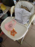 神马多功能儿童餐椅可折叠婴儿餐椅便携多档调节稳定带餐盘餐桌椅CR 薄雾粉 实拍图