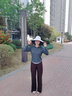云见森知 遮阳帽子女夏天韩版大沿黑胶太阳帽沙滩防晒帽可折叠凉帽大檐 卡其色 实拍图
