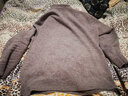 恒源祥 羊毛衫男士冬季圆领纯羊毛男士毛衣男韩版商务休闲保暖针织衫男  19658灰咖 XL 实拍图