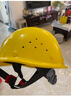 伟光 ABS安全帽 圆顶新国标透气款 防砸耐穿刺电绝缘 Y型下颏带工地建筑头盔 黄色旋钮式【京东自营】 实拍图