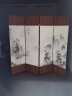 欧美人屏风隔断客厅遮挡风水实木玄关酒店办公室移动折叠屏风 4扇起拍 单扇50*180双面图案J 实拍图