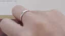 范琦（Fanci）【单戒集合】莫比乌斯环情侣戒指银饰尾男戒生日情人节礼物送女友 共度爱河-女戒 实拍图