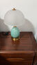 姿灯台灯卧室床头灯北欧现代新中式轻奢书房陶瓷ins风欧式复古装饰灯 陶瓷款  12W三色 实拍图