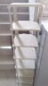 安尔雅简易鞋架门口多层宿舍家用收纳立式省空间分层隔板鞋柜 暖白8层 实拍图