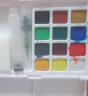 樱花(SAKURA)固体水彩颜料12色套装 NCW-12H 荷兰泰伦斯便携透明水彩 写生学生绘画用品 实拍图