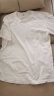 NASA GISS重磅260g纯棉短袖t恤男纯色圆领厚实不透纯白打底衫男女体恤上衣 白色 M体重110-130斤 晒单实拍图