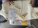 贝乐咿贝乐咿0-3个月新生儿连体衣秋冬婴儿夹棉保暖哈衣初生宝宝睡衣服 1746格子熊 52cm 实拍图