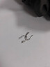 芯奢纯999足银水滴耳环女睡觉不用摘的银耳钉女小众设计感耳饰银耳钩 水滴耳钉一对 实拍图