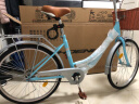 凤凰（Phoenix）自行车成人男女通用城市通勤单车女芭蕾 24英寸天空蓝 实拍图