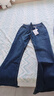 COCOBELLA复古丹宁水洗高腰紧身微喇牛仔裤女26春弹力休闲裤DN79 深蓝 XL 实拍图