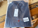 梦特娇（MONTAGUT）长袖POLO衫男士春季翻领新疆棉亲肤商务休闲T恤 藏青 XL(52) 实拍图