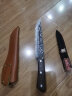 龙虎斩龙泉手工锻打剃骨专用刀屠夫杀猪羊牛放血专业剔肉长尖刀锋利分割 MTG36剃骨刀+刀套 实拍图