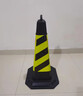 欧汉警示锥交通锥桶反光雪糕筒桶禁止停车路障标识塑料隔离墩 4斤方锥 实拍图