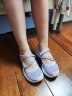 Skechers斯凯奇玛丽珍凉鞋女孩儿童布鞋夏季公主鞋透气网面帆布鞋664101L 晒单实拍图