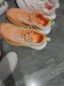 乔丹QIAODAN强风se男鞋马拉松竞训跑鞋巭TURBO科技运动鞋男 丹橘色/飞影绿 -脚宽拍大半码 45 实拍图