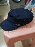 诺芝萌 新款男士短檐平顶帽 男女字母时尚鸭舌帽棒球帽子男太阳帽NM017 金属藏青色 均码 可调节 实拍图