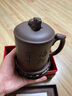 紫砂杯宜兴紫砂纯全手工带过滤内胆大容量男士茶具泡茶家用水杯办公礼品原矿紫泥男士茶杯子 海纳百川 实拍图