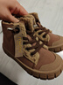 M1&M2西班牙童鞋冬季儿童棉鞋男款二棉鞋女高帮加绒宝宝马丁靴棉鞋422 驼色 27码 脚长16cm 实拍图