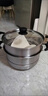 苏泊尔SUPOR好帮手304不锈钢双层复底28cm蒸锅燃气电磁炉通用蒸笼SZ28B5 实拍图