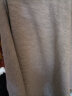 TYHKT恤男短袖韩版潮流上衣服潮牌宽松原宿港风t恤百搭大码五分袖 浅灰色 S（适合80-100斤） 实拍图