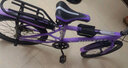 BOMEILUN儿童自行车6-10-15岁中大童单车男女孩单速脚踏车学生变速山地车 【单速】荧光紫 +骑行大礼包 24寸 身高150-175CM/约12-17岁 实拍图