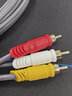 晶华 音频线3RCA对3RCA高清线AV连接线 三色莲花头机顶盒电视DVD连接线 灰色 3RCA-3RCA灰色经典款 1.5米 实拍图
