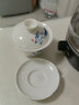 米詅白瓷盖碗单个功夫茶碗带盖三才茶杯德化陶瓷家用纯手工青花泡茶- 1-峻秀山川盖碗 晒单实拍图