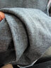 彩羊恒源祥集团羊毛羊绒内衣套装常规秋衣秋裤情侣款羊毛内衣保暖修身 深灰-男款 180 实拍图