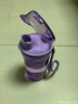 特百惠（Tupperware）晶彩mini塑料杯 男女学生儿童水杯子夏季小巧便携 冰沙紫280ML 实拍图
