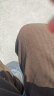 Foss Phil裤子男士春夏季灯芯绒宽松百搭阔腿直筒裤运动休闲裤2818黑L 晒单实拍图