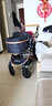 贝丽可（belecoo）婴儿推车高景观 可坐可平躺避震折叠双向BB宝宝轻便手推童车 尊豪款-酒红后轮橡胶+大礼包 实拍图