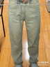 逐梦颜牛仔裤高街男黄泥染布水洗欧美做旧直筒裤子vibe国潮情侣长裤子潮 196-1【图色弹力款】 XL 实拍图