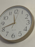 BBA挂钟 家用钟表客厅电子时钟挂墙2024款石英表 30cm金框 晒单实拍图