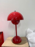 星漫莎台灯复古花苞灯卧室床头灯结婚长明装饰氛围灯北欧书桌房间蘑菇灯 红色（三色无极调光） 晒单实拍图
