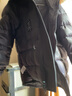君羽反季羽绒服男中长款800高蓬松度白鹅绒连帽加厚防水鹅绒服 深蓝色 M （推荐121-140斤） 实拍图