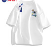 NASA GISS官方潮牌联名T恤男卡通动漫简约纯棉舒适夏季短袖男装 白色 M  晒单实拍图