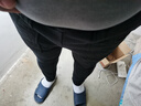 NEW BALANCE男款运动休闲针织跑步长裤  MP23502-BK XXL(身高185cm） 实拍图