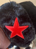 雷锋帽男冬季冬天刺绣五角星帅气加厚保暖护耳帽子男东北户外骑车防寒棉帽 头像五星 均码 实拍图