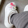 crocs檀健次推荐款经典泡芙洞洞鞋|207521 白色-100 39(240mm) 实拍图