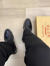 阿猫顿  商务皮鞋男正装鞋休闲系带英伦皮鞋男士伴郎新郎结婚西装鞋子 尖头商务皮鞋黑色 45 实拍图