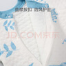 舒贝怡婴儿衣服新生儿连体衣保暖男女童可爱爬爬服满月宝宝周岁哈衣蓝80 实拍图